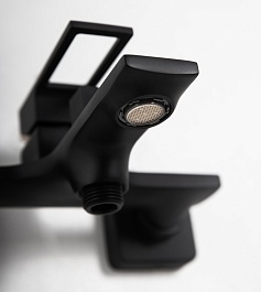 BelBagno Смеситель для ванны и душа Luce LUC-VAS-NERO чёрный – фотография-3