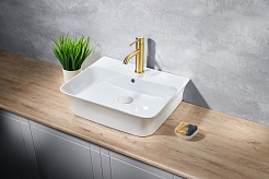 Milacio Смеситель для раковины Ultra MCU.550.GD золото – фотография-4