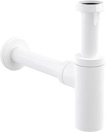 SantiLine Сифон для раковины SL-119 белый матовый – фотография-1
