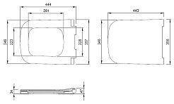 Allen Brau Унитаз подвесной Infinity 4.21011.20 белый глянец с крышкой 4.21013.20 – фотография-32