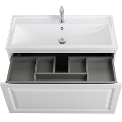 Cezares Тумба с раковиной Giubileo 100 подвесная bianco lucido – фотография-5