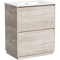 Sancos Тумба под раковину Libra Floor 70 дуб галифакс натуральный – фотография-1