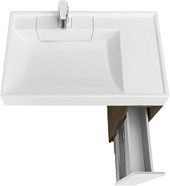 Акватон Тумба с раковиной Лондри 20 дуб кантри/белая – фотография-4