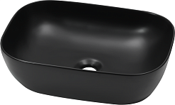 Brevita Тумба с раковиной Cargo 80 подвесная черная матовая – фотография-8