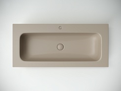 Ceramicanova Мебельная раковина Grace 101 CN7013MC капучино матовый – фотография-2