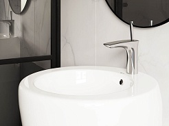 Ceramicanova Раковина моноблок 55/85 CN1807 белая – фотография-4