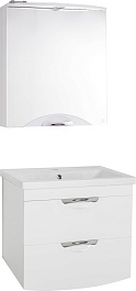 Style Line Мебель для ванной Жасмин 2 60 Люкс Plus подвесная белая – фотография-1
