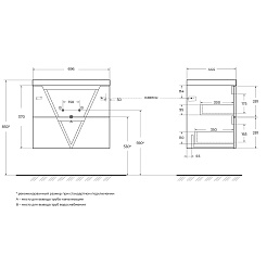 BelBagno Мебель для ванной Vittoria 70 Pino – фотография-13