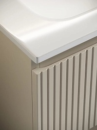 Sancos Тумба с раковиной Snob T 100 R beige soft раковина Grace 101 R CN7015 – фотография-9