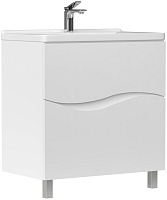 Volna Тумба с раковиной Volna 80.2Y белая