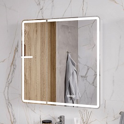 Equil Зеркальный шкаф Nice 80 белый – фотография-7