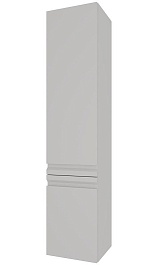 Aquatek Шкаф-пенал Вега 35 AQ70035L-LG серый туман, петли слева – фотография-1