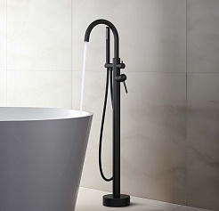 Aquatek Душевая система Европа AQ1345MB матовый черный – фотография-4