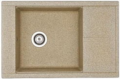 Акватон Кухонная мойка Делия 78 песочный – фотография-1