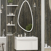 Brevita Мебель для ванной Cascade 80 подвесная белая