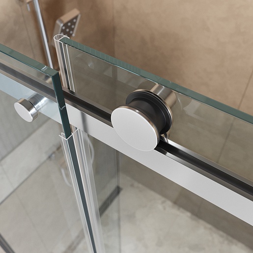 BelBagno Душевая дверь в нишу Soft Close-2 SOFT_CLOSE-2-BF-1-140-C-Cr 140x200 профиль хром стекло прозрачное – картинка-5