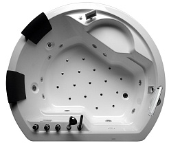 Gemy Акриловая ванна G9063 O с TV – фотография-1