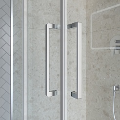 BelBagno Душевой уголок Marino MARINO-2-A-2-90-C-CR 90x90 профиль хром стекло прозрачное – фотография-5