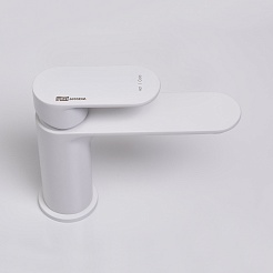 WasserKRAFT Смеситель для раковины чаши Mindel 8503 белый – фотография-4