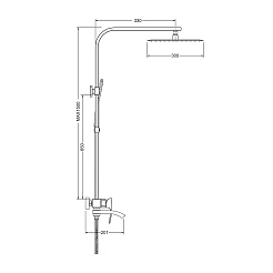 Gappo Смеситель для вынны G07 G2407 хром – фотография-3
