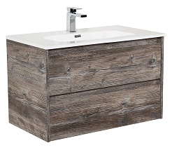 BelBagno Тумба с раковиной Kraft 100 подвесная Pino Pasadena – фотография-1