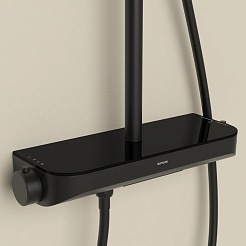 Sancos Душевая система Teo с термостатом черный SC11002MB – фотография-6