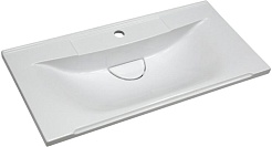 Misty Тумба с раковиной Лейла 100 3 ящика белая – фотография-3