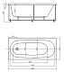 Aquatek Акриловая ванна Оберон 160 – картинка-10