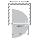 Roltechnik Душевая дверь LLDO1/1000 intima – картинка-10