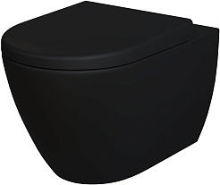 Ambassador Сиденье для унитаза Queen черное матовое – фотография-2