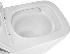 Azario Унитаз подвесной Cascad AZ-2303-A безободковый белый – фотография-10