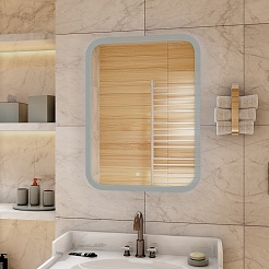 Continent Зеркало Glamour Led 500x700 – фотография-7