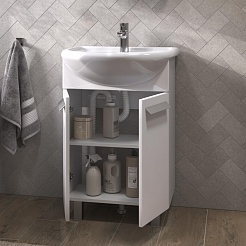 Vigo Тумба под раковину Hoska 55 белая – фотография-3