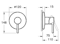 Vitra Смеситель Minimax S A42224EXP – фотография-2