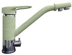 Granfest Смеситель для кухни 2624-1 салатовый – фотография-1