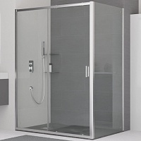 RGW Душевой уголок Classic CL-48 (CL-14 + Z-050-1) 160x80 профиль хром стекло прозрачное