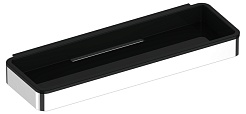 Keuco Полка Plan 14958 хром, черная – фотография-1