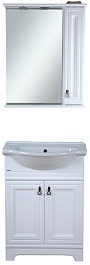 Misty Мебель для ванной Лувр 65 R белая – фотография-1