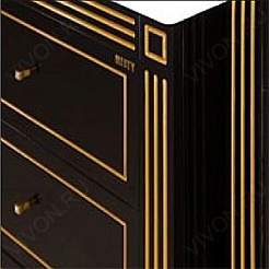 Misty Тумба с раковиной Venezia 75 черная патина – фотография-2