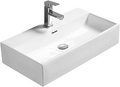 SantiLine Раковина накладная 71.5 SL-1007 белая – фотография-1