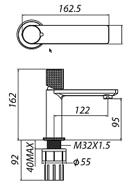 Allen Brau Смеситель для раковины Liberty 5.33001-00 хром – фотография-8