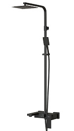 Mixline Душевая стойка 553213 чёрная – фотография-1