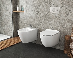 Grossman Биде подвесное GR-B4455 белое – фотография-2