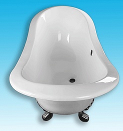 Elegansa Чугунная ванна Taiss Chrome – фотография-6