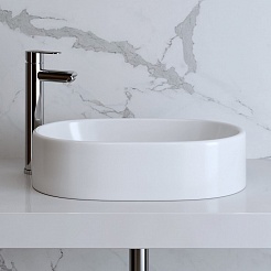 Teymi Раковина накладная в ванную Iva 52 белая T50602 – фотография-10