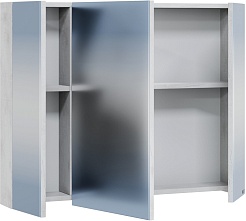 СанТа Мебель для ванной Марс 80П белая/светлое дерево – фотография-9