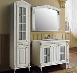 Атолл Мебель для ванной "Александрия 100" айвори – фотография-1