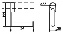 Keuco Держатель туалетной бумаги Plan Care 34962 01 хром – фотография-3