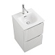BelBagno Тумба с раковиной Uno mini 40 подвесная Bianco Opaco с раковиной BB-8099-3-40 – фотография-18