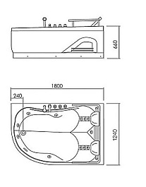 Appollo Акриловая ванна TS-0919R ll – фотография-3